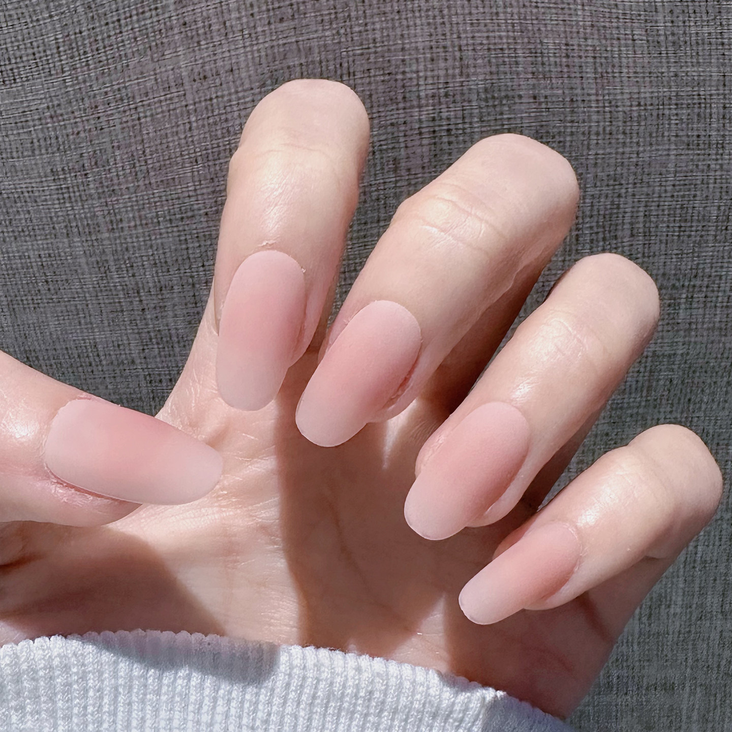 高级感磨砂粉手工甲猫眼渐变穿戴甲裸色椭圆甲片显白气质美甲贴片,彩妆/香水/美妆工具,穿戴甲/甲片,淘宝优惠券,粉丝福利购,淘宝优惠卷