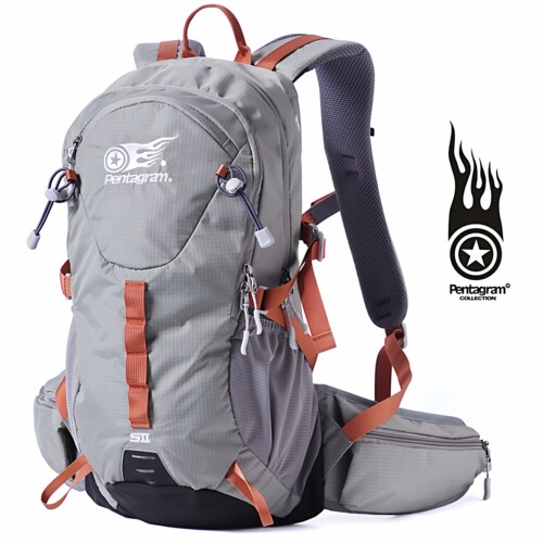 五角星防泼水户外登山双肩背包