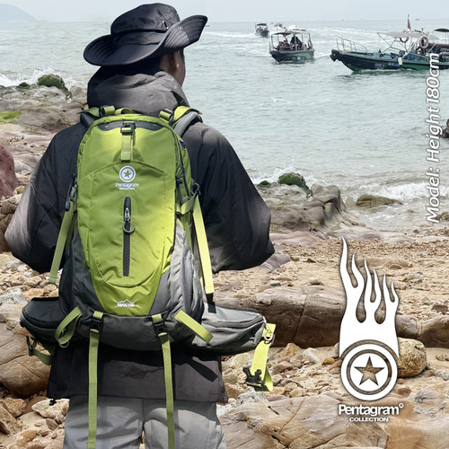 五角星专业户外登山背包悬浮透气