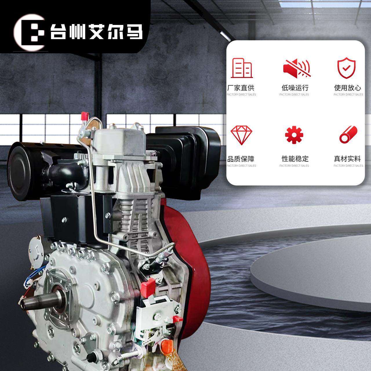 柴油发电机220v小型静音家用3/5千瓦发电机8千瓦380v三相商用单缸