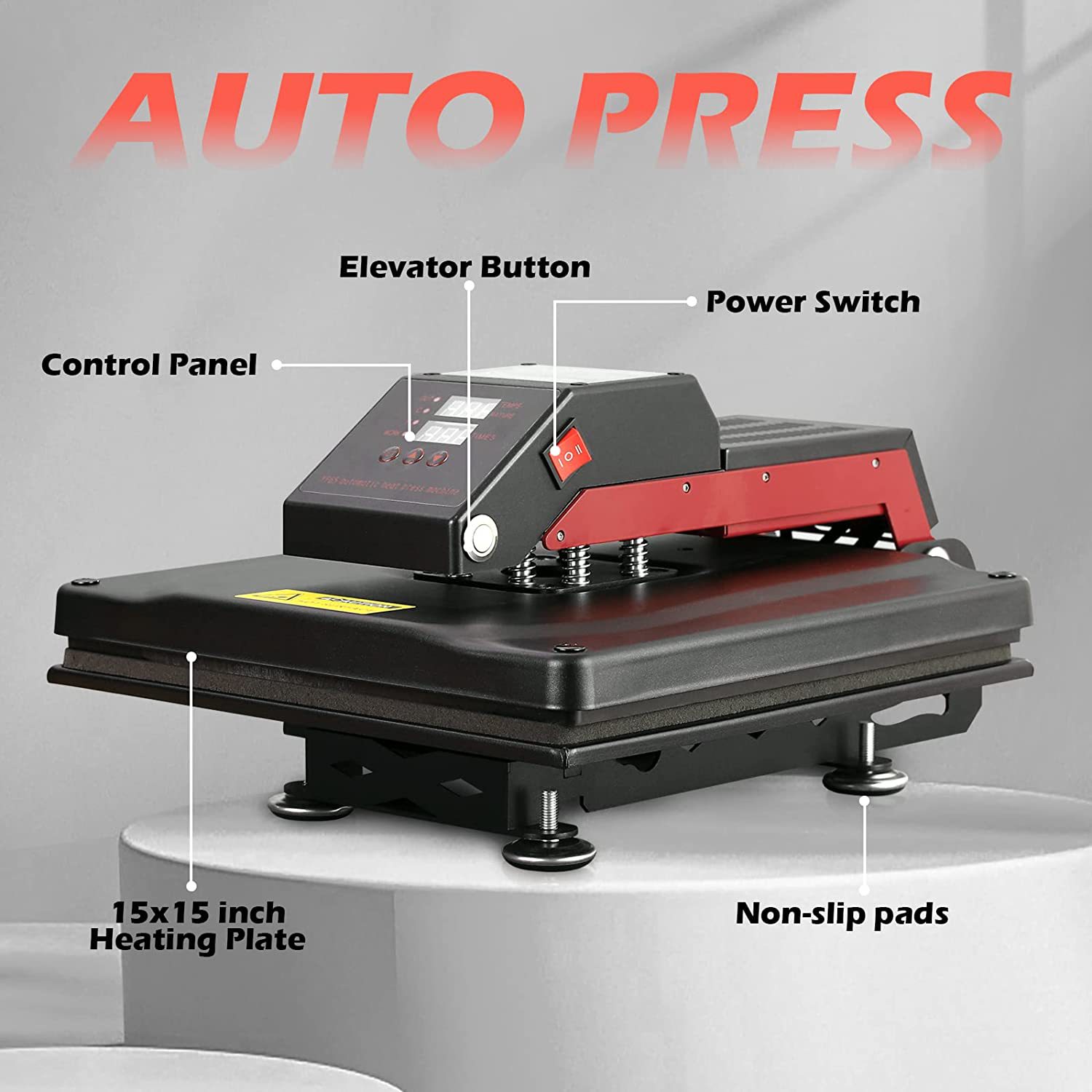 YF65A15自动烫画机Auto heat press machine自动热转印机