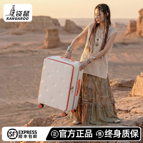 袋鼠高品质一九开拉杆行李箱