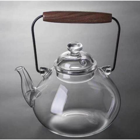 玻璃壶大容量高硼硅茶壶家用煮茶煮水玻璃提梁壶