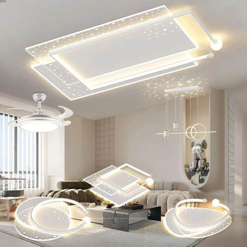 中山灯具新款客厅灯led吸顶灯家用现代简约大气卧室灯大厅灯工厂