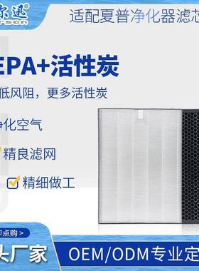 适配Sharp夏普FU-A80A/FP-A80UM/Z-A80SFE空气净化器双层过滤网