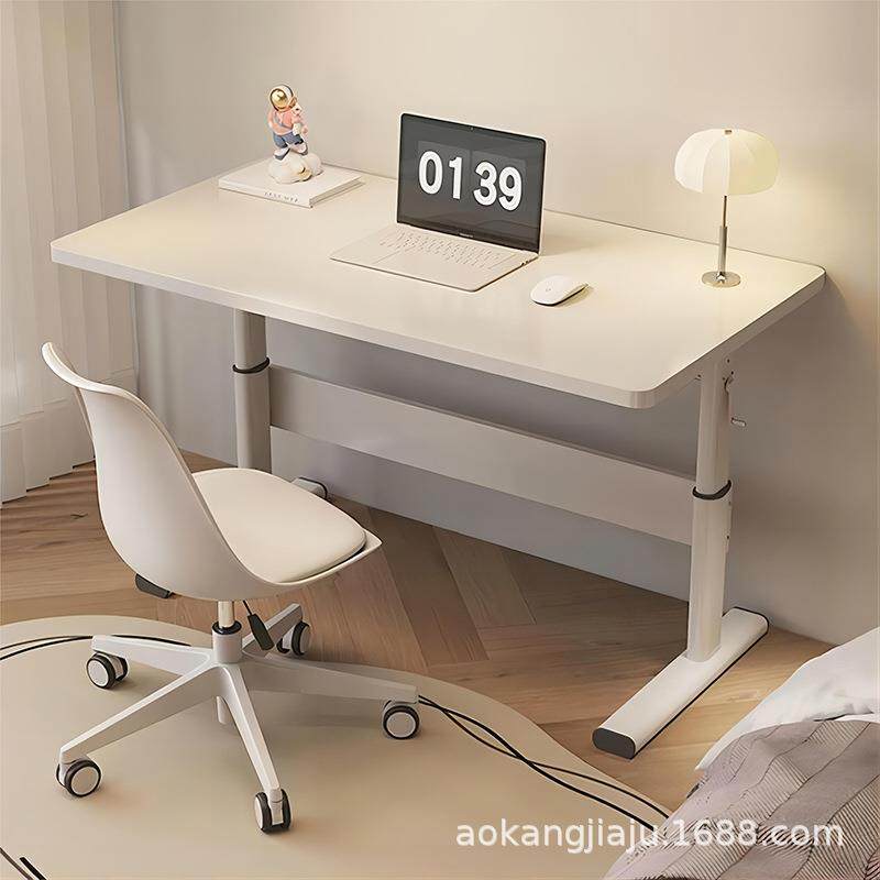手动可升降电脑桌学生家用书桌儿童学习写字桌子简易工作台办公桌,收纳整理,烫衣板及配件,淘宝优惠券,粉丝福利购,淘宝优惠卷