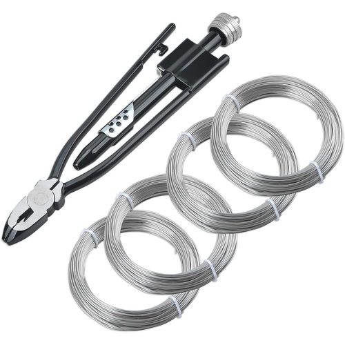 1.5mm*30m0.8mm*15m保险丝铁丝6寸9寸绞线钳单向保险钳维修工具