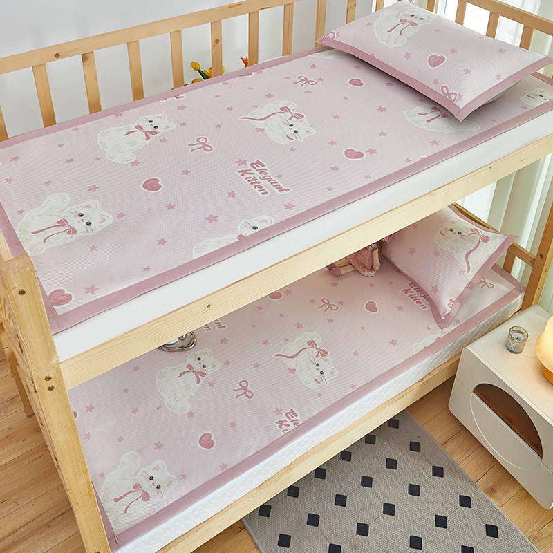 2025新款冰藤凉席学生宿舍单人夏季冰丝席床单款可机洗空调软席子