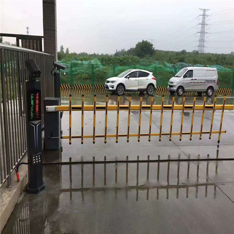 小区大门自动升降杆门禁车位锁感应车牌识别栅栏
