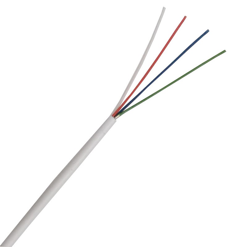 HYV4芯电话线0.5铜芯电话线四芯固话