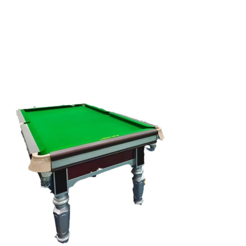 台球桌家用标准型球房自动回球银乔中氏黑八桌球台美式室内案子