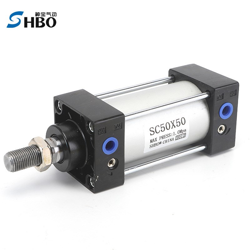 SC标准拉杆气缸SC200x50*100-150/200/250/300/500/1000 亚德客型