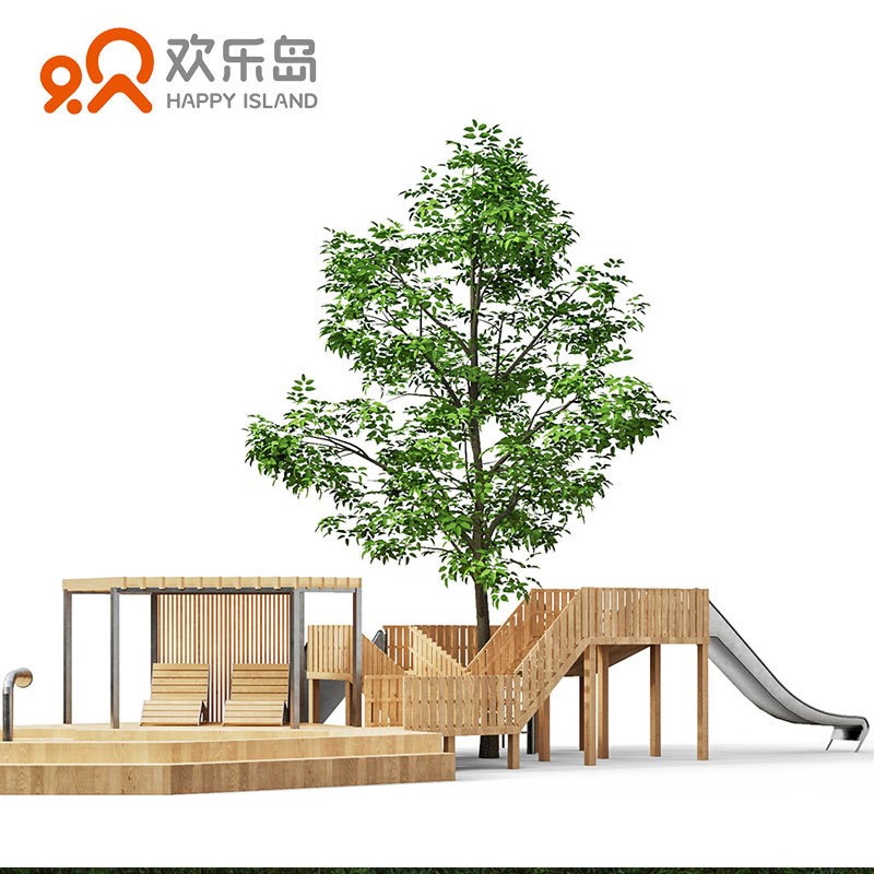 平台滑梯规划设计公园小区不锈钢滑滑梯供应商儿童乐园设备