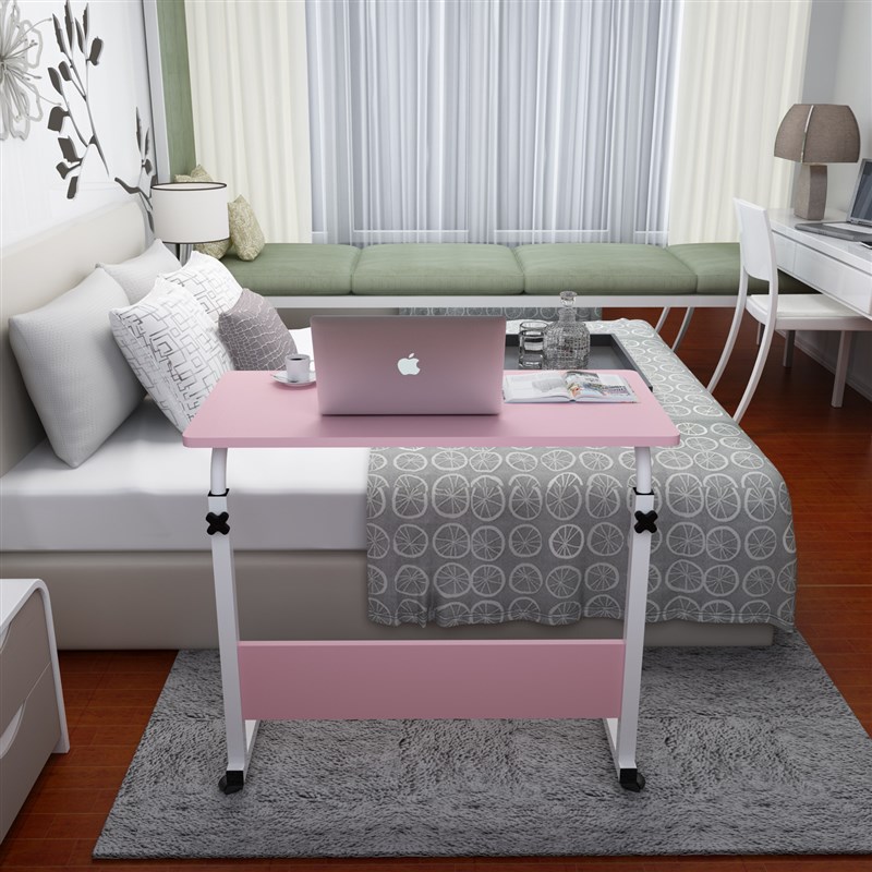 简易笔记本电脑桌懒人床上台式家用移动升降床边写字桌子