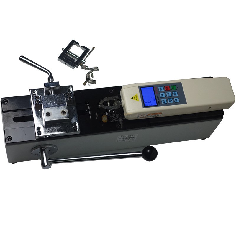 1KN手动端子拉伸测试仪 卧式数显式拉力测试机 线束端子拉力计厂