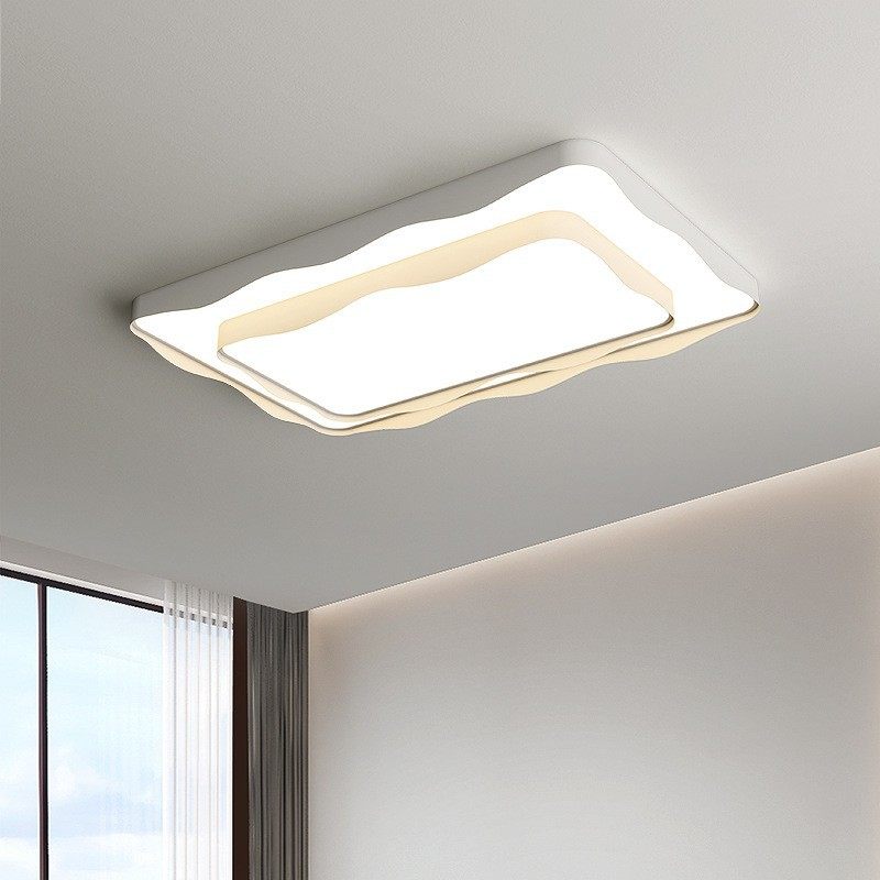 卧室灯2023年新款奶油风花朵浪漫网红主卧灯具北欧房间led吸顶灯