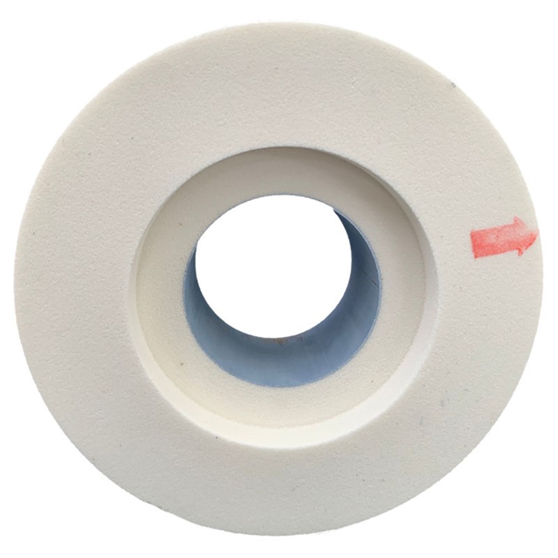 WA白刚玉单面凹陶瓷砂轮片300/350/400磨削不锈钢高速钢外圆磨床