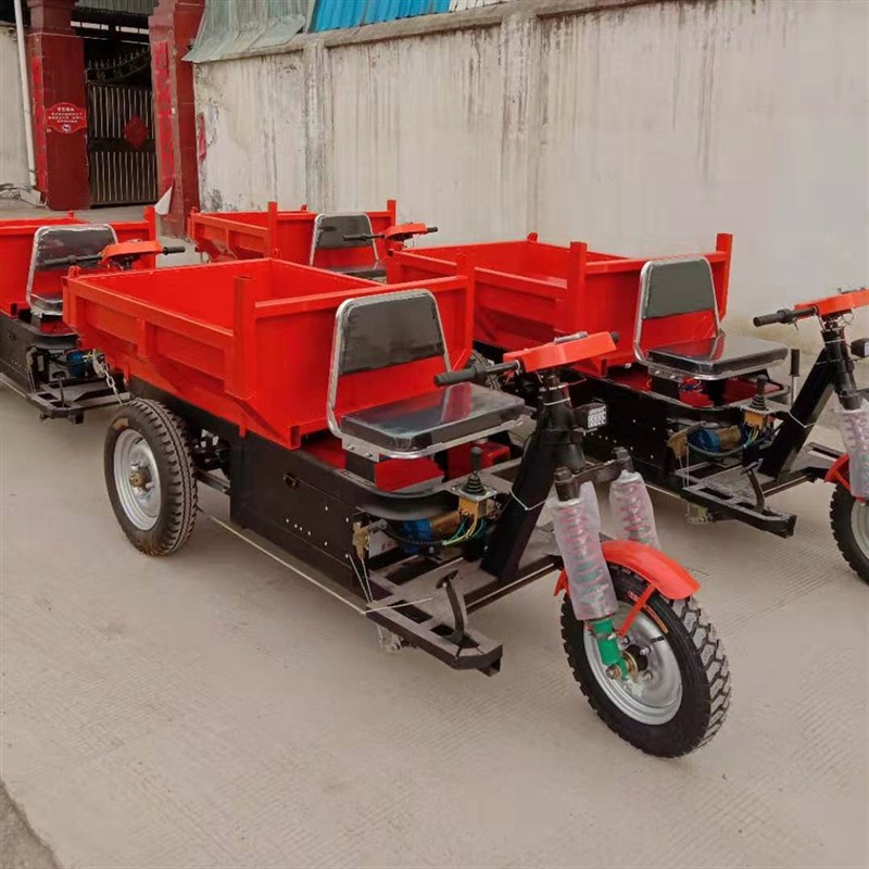 厂内用电动三轮1吨液压自卸车 可定尺寸型翻斗运输搬运三轮车一吨