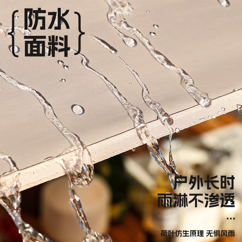 北极狼户外露营帐篷两室一厅双层加厚防雨野营野餐便携家庭装备