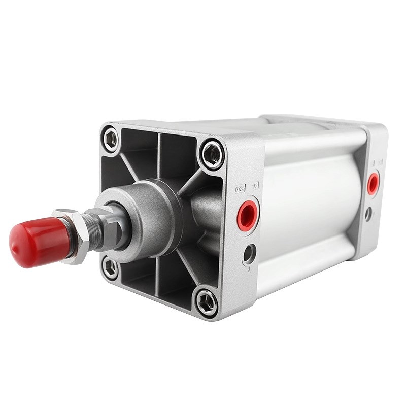 气缸小型气动大全汽缸总成双行程可调SI63大推力加长杆80 125 200