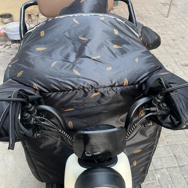 三轮车双人后座挡风被冬季加大加厚加宽电动车加绒防风罩电车防水