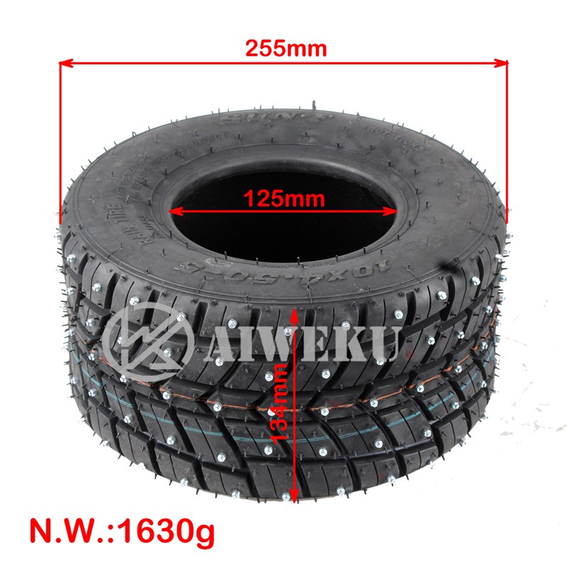 冬季雪地轮胎5寸防滑轮胎104.50-5 11X7.10-5卡丁车漂移车雪地