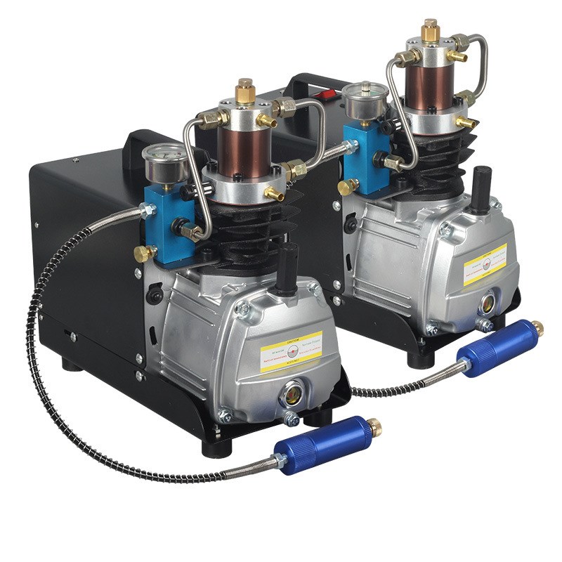 电动单缸高压打气机30mpa 40mpa充气泵4500psi 220V/110V水冷循环