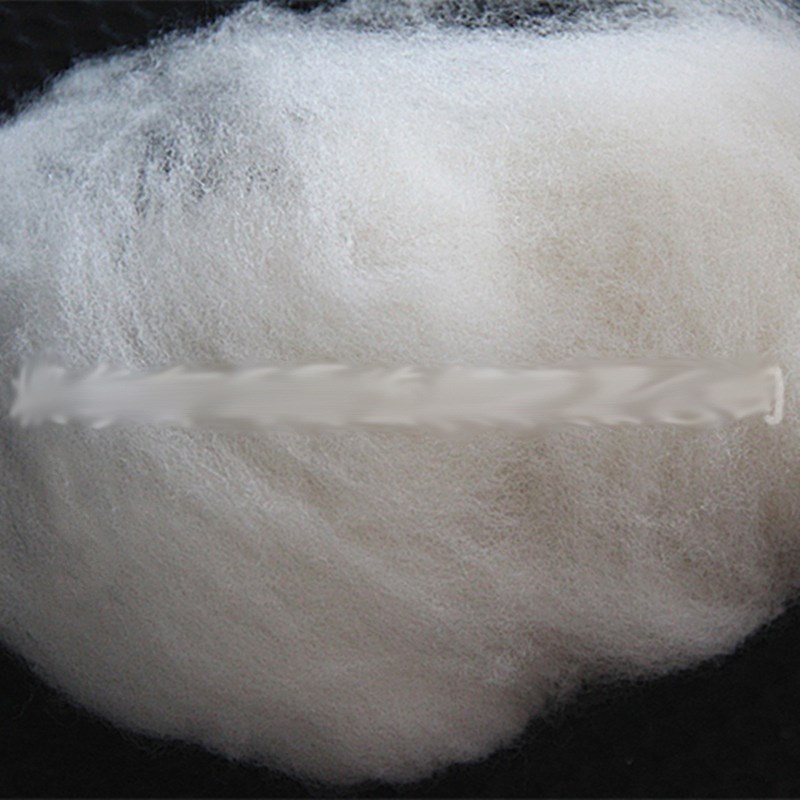 叮哥现货供应58S打底毛羊毛针毡湿毡羊毛原料手工戳戳乐填充毛