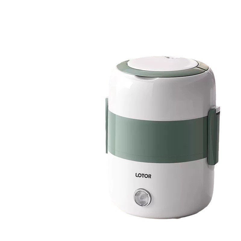 LOTOR小型电蒸锅上班族家用蒸煮一体双层便携饭盒多功能一人迷你