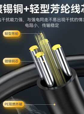 胜为野战通讯被复线地质勘探线芳纶706背负线4*0.25mm电话线500米