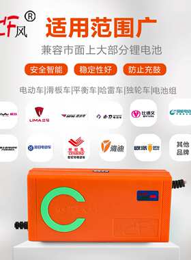 锂电智能充电器充电器6A8A10A短路反接过流过载保护充电器