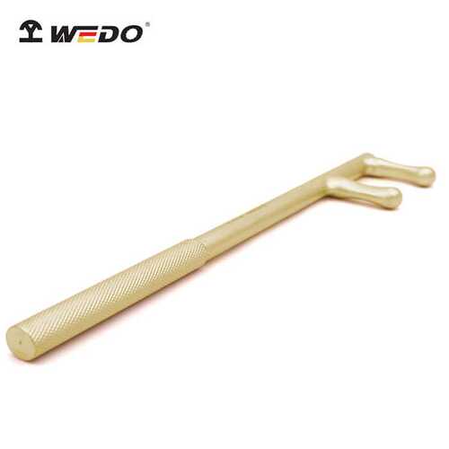 WEDO维度防爆工具 防爆防滑轧花F扳手 铝青铜防滑F扳手AL174B