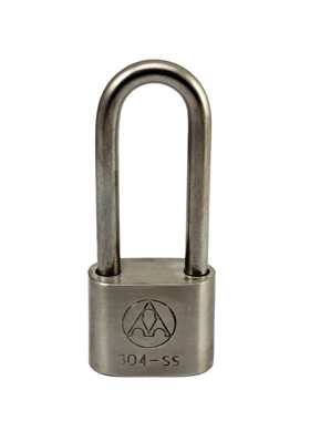 国标 SUS304不锈钢挂锁 真正的304不锈钢 30/40/50mm