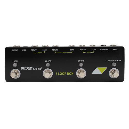 MOSKYaudio 3 LOOP BOX 效果器通道选择