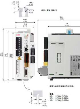 abb伺服驱动器E190系列 支持多协议 瑞士原装可编程