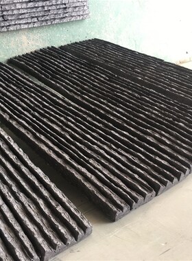 人造流水石黑色流水板文化石庭院花园水幕墙仿石材别墅外墙砖直销
