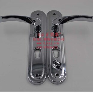 双活 单活 悦鑫拉手,赛银将军防盗门把手拉手 孔距80 带反锁扭