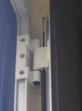 断桥窗外开窗内开50型内折叠重型铰链隔热断桥免打孔门窗黑色配件