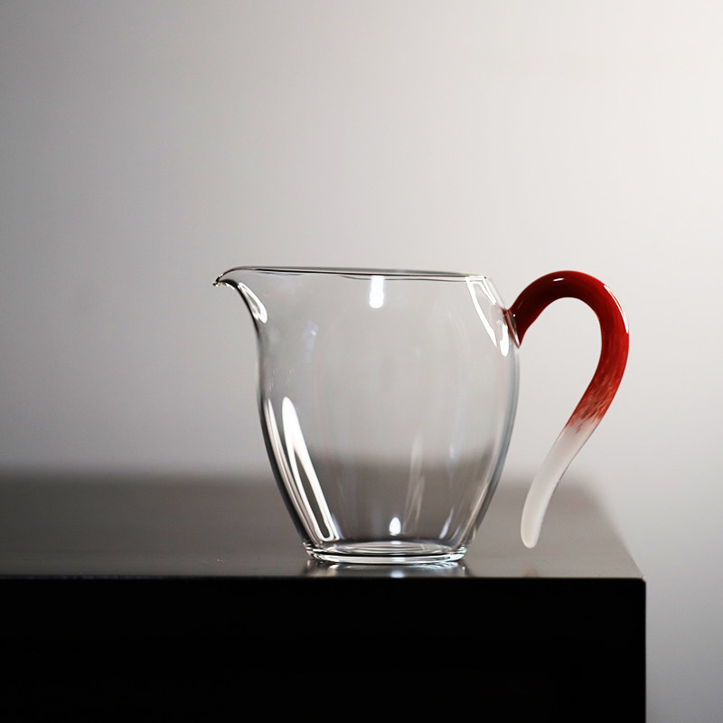 玻璃公道杯 高硼硅玻璃 异形 260cc