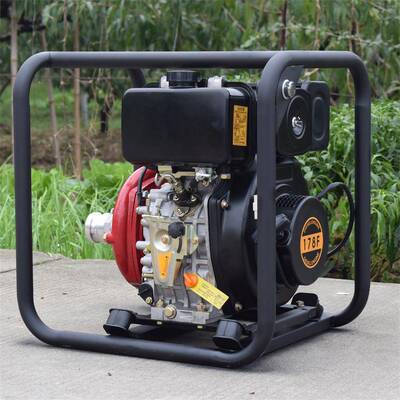 大雷2寸柴油高压铸铁水泵2寸高压水泵铸铁高压水泵高扬程水泵