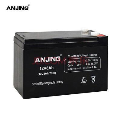 ANJING蓄电池12V8AH 铅酸免维护蓄电池 ANJING蓄电池厂家 现货供