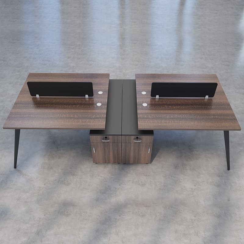 办公桌工位4人/6人位简约现代职员办公桌电脑桌办公桌椅组合