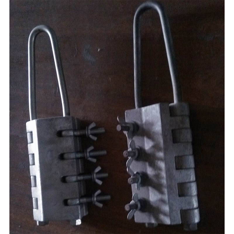 13-22mm4-10T圆股钢丝绳7-24mm2-10T防扭钢丝绳多片螺栓型卡线器