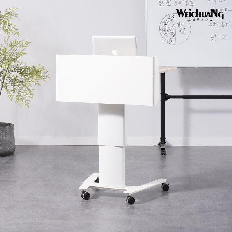 升降演讲台发言台现代简约教室会议室迎宾接待咨客讲话主持讲台桌