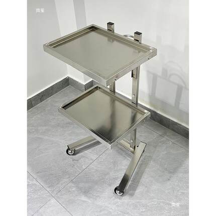 新款美发推车发发工具多功能车NFC美杠车廊理发店烫染推车杠车收