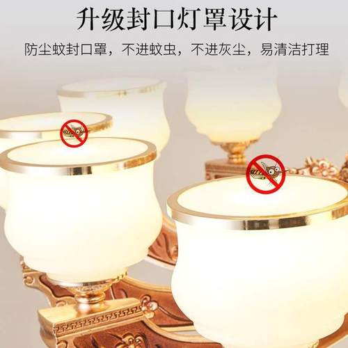 复式楼大吊灯别墅厅楼梯楼中酒大厅自建店房挑客楼空642欧式水晶