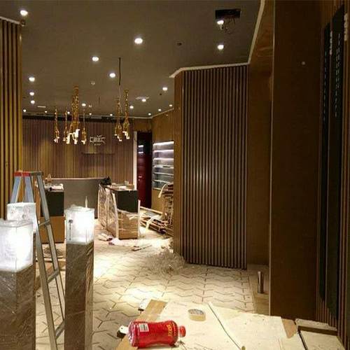 原木酒风亚餐台饮店克wudu-02力餐桌柜台装修红餐边柜展示柜地设