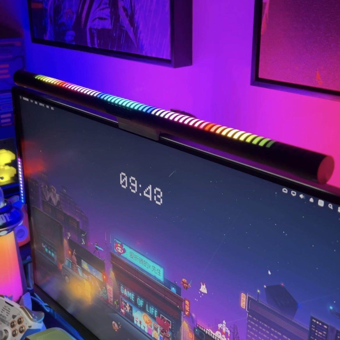 LMAX徕美拾音炫彩21屏幕灯工Y作智能台灯器防蓝光护眼电脑显示视,家装灯饰光源,屏幕灯,淘宝优惠券,粉丝福利购,淘宝优惠卷