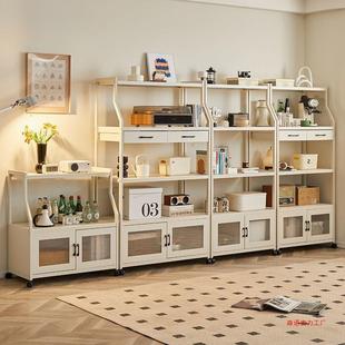 层纳置物架落地装 厨房客厅收架HLK储多物架经济型免安省空间家 式