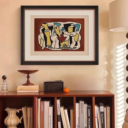 客众W64厅法式复古装画玄抽关走廊中古风象挂画小艺术餐厅卧饰室